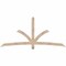 Ekena Millwork Davenport Smooth Timber Gable Bracket, Douglas Fir, 84"W x 38"H x 1 1/2"D x 3 1/2"F, 11/12 Pitch GBW084X38X0204DAV00SDF - alternate 1